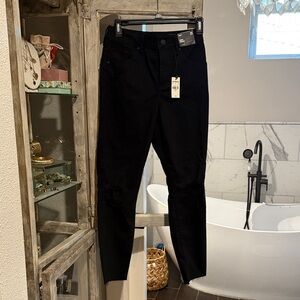 Express Black High Rise Skinny Jeans